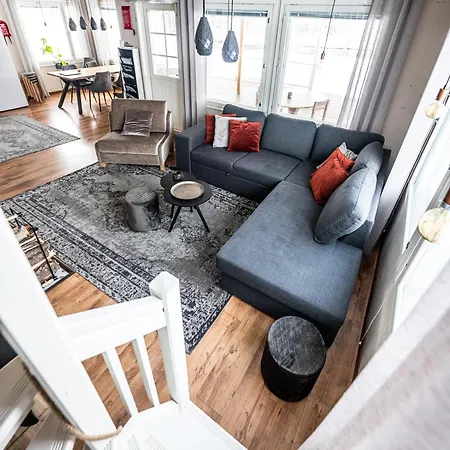 Hommala Riverside With Terrace, Sauna & Auroras Near Rovaniemi Jaktstuga *