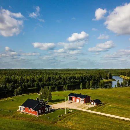 Lodge Hommala Riverside With Terrace, Sauna & Auroras Near Rovaniemi *