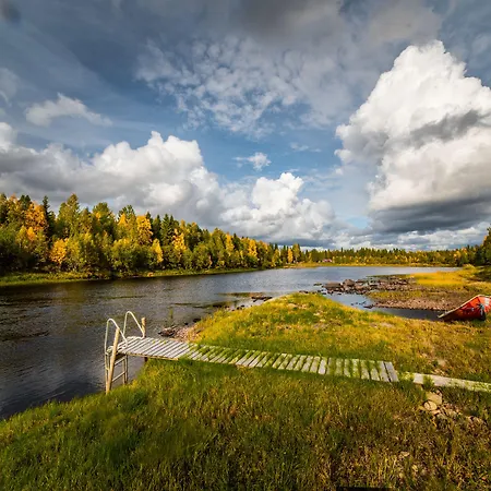 Gerendaház Hommala Riverside With Terrace, Sauna & Auroras Near Rovaniemi *