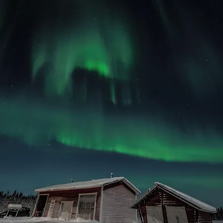山林小屋 Hommala Riverside With Terrace, Sauna & Auroras Near Rovaniemi Raiskio